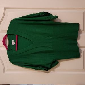 Gorgeous emerald green sweater by Kim Roger's size XL
